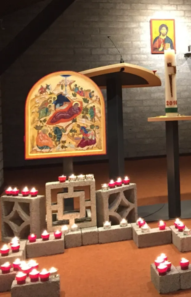 Kerstmis oude kapel